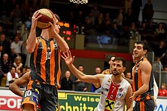 Basketball ABL 2017/18 Grunddurchgang 27. Runde Flyers Wels vs BK Dukes Klosterneuburg