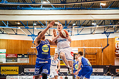 Basketball, Admiral Basketball Superliga 2019/20, Platzierungsrunde 3.Runde, Oberwart Gunners, Gmunden Swans, Sebastian Käferle (7)