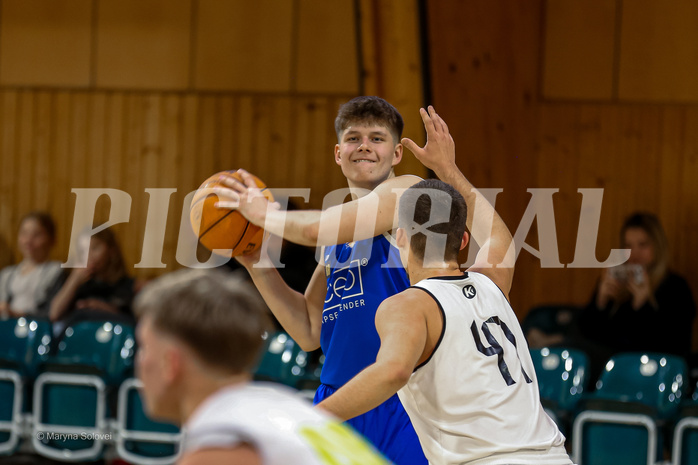 12.01.2025 Österreichischer Basketballverband 2024/25, SLMU19, Basket Flames WAT vs. BBU Salzburg