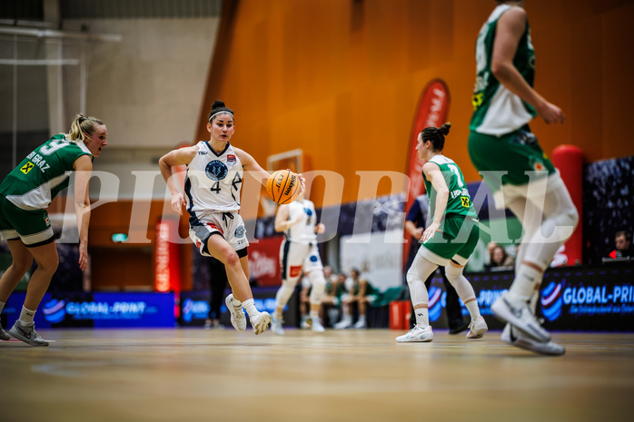 Basketball, Win2Day Basketball Damen Superliga 2023/24, Grunddurchgang 8.Runde, Vienna Timberwolves, UBI Graz, Magdalena Schmidt (4)