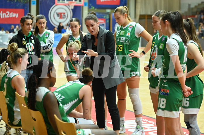 Basketball Superliga 2023/24, Grunddurchgang 9.Runde,DBB LZ OÖ vs UBI Graz,