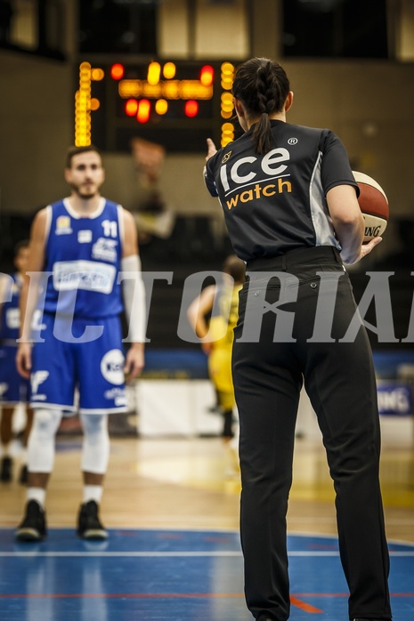 Basketball, ABL 2018/19, Grunddurchgang 36.Runde, UBSC Graz, Oberwart Gunners, SR Silvia Rath