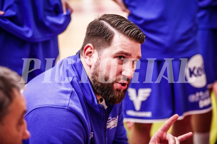 Basketball, ABL 2018/19, CUP Achtelfinale, UBC St. Pölten, Oberwart Gunners, Horst Leitner (Coach)
