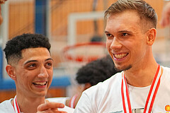Basketball, Basketball Superliga 2024/25, Playoffs, Finale Spiel 1, Oberwart Gunners vs. BBC Nord Dragonz