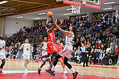 Basketball, Superliga 2024/25, Grunddurchgang 10.Runde, Flyers Wels vs. Traiskirchen Lions,
