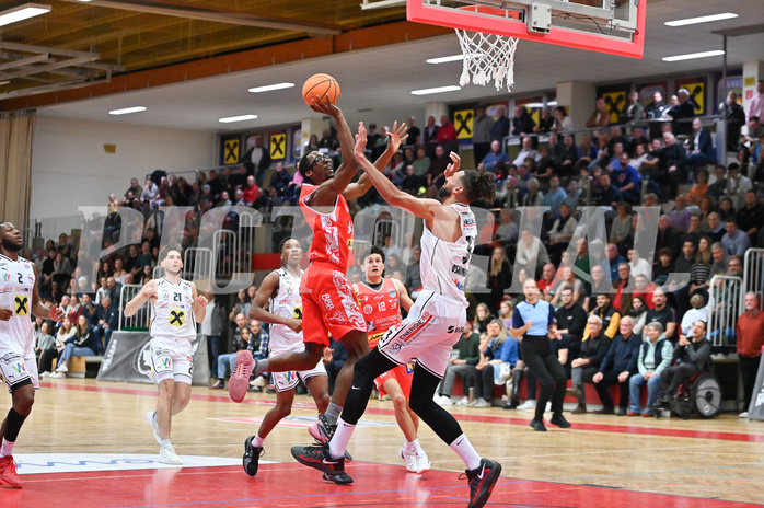 Basketball, Superliga 2024/25, Grunddurchgang 10.Runde, Flyers Wels vs. Traiskirchen Lions,

