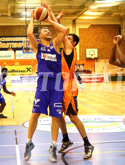 Basketball ABL 2015/16 Grunddurchgang 8.Runde  Fürstenfeld Panthers vs Oberwart Gunners
