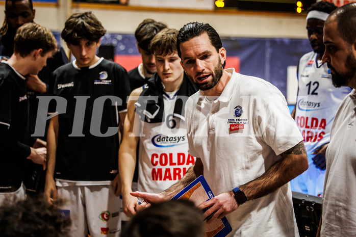 Basketball, win2day Basketball Superliga 2024/25, Grunddurchgang Runde 21, BBC Nord Dragonz, BC Vienna, Felix Jambor (Head Coach)