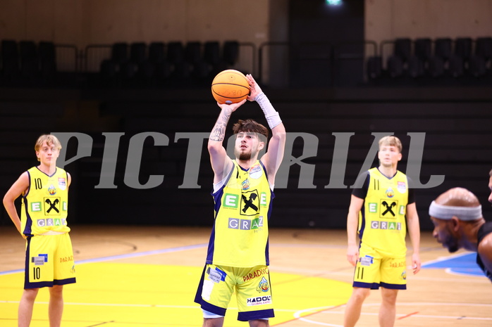 06.10.2024, Graz, Raiffeisen Sportpark Graz, Basketball Zweite Liga 2024/25, Grunddurchgang, Runde 2, Future Team Steiermark vs. Wörthersee Piraten