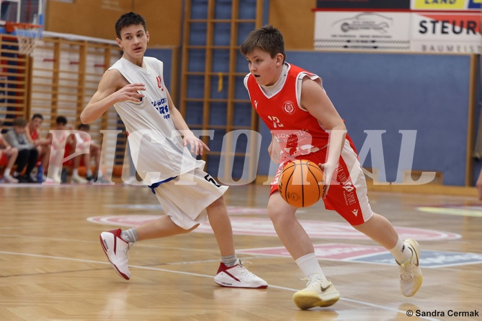 Basketball Superliga 2024/25, SLMU14 Traiskirchen Lions Academy vs. ATSE Graz


