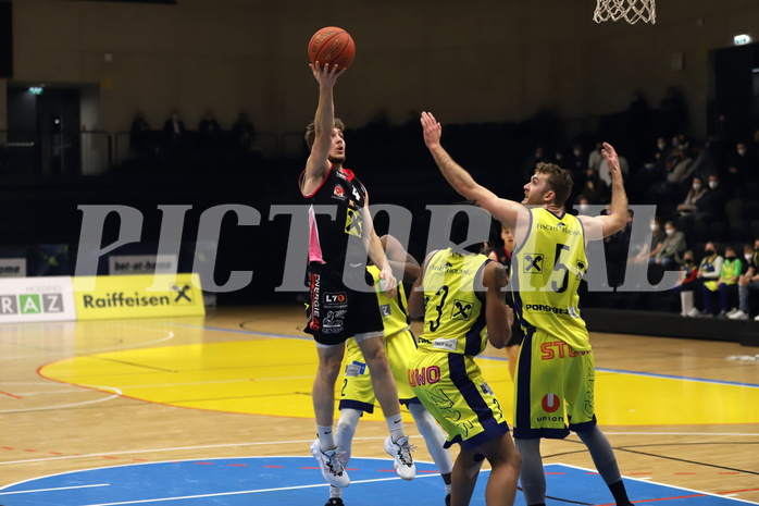 Basketball Superliga 2021/22, Grunddurchgang 13.Runde UBSC Graz vs. Raiffeisen Flyers Wels