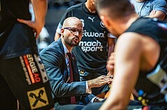 Basketball, Win2Day Superliga 2022/23, Grunddurchgang 5.Runde, BC GGMT Vienna, Raiffeisen Flyers Wels, Sebastian Waser (Head Coach)