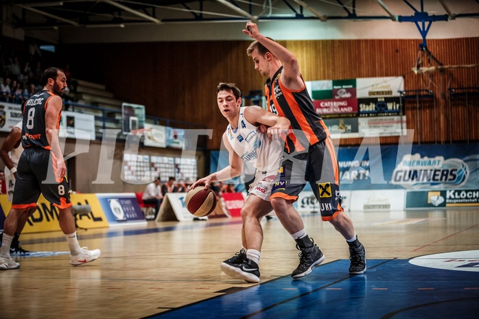 Basketball, ABL 2017/18, Grunddurchgang 35.Runde, Oberwart Gunners, Klosterneuburg Dukes, Jakob Szkutta (4)