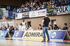 Basketball, ABL 2018/19, Playoff VF Spiel 1, Oberwart Gunners, BC Vienna, Luigi Gresta (Head Coach)