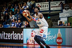 Basketball, ABL 2018/19, Playoff HF Spiel 1, Oberwart Gunners, Gmunden Swans, Dwane Miner (6)