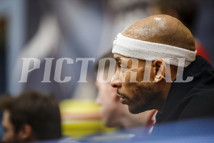 Basketball, Admiral Basketball Superliga 2019/20, Grunddurchgang 17.Runde, Traiskirchen Lions, Oberwart Gunners, Shawn L. Ray (6)