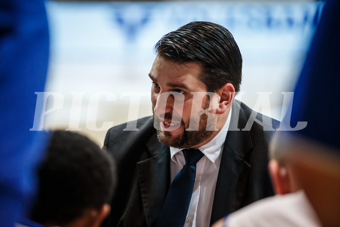 Basketball, bet-at-home Basketball Superliga 2020/21, Grunddurchgang 16. Runde, Oberwart Gunners, BC Vienna, Horst Leitner (Coach) Basketball, bet-at-home Basketball Superliga 2020/21, Grunddurchgang 16. Runde, Oberwart Gunners, BC Vienna, Horst Leitner (Coach)