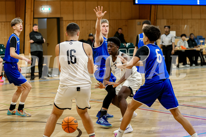 16.02.2025 Österreichischer Basketballverband 2024/25, SLMU16 Basket Flames WAT vs SG Salzkammergut
