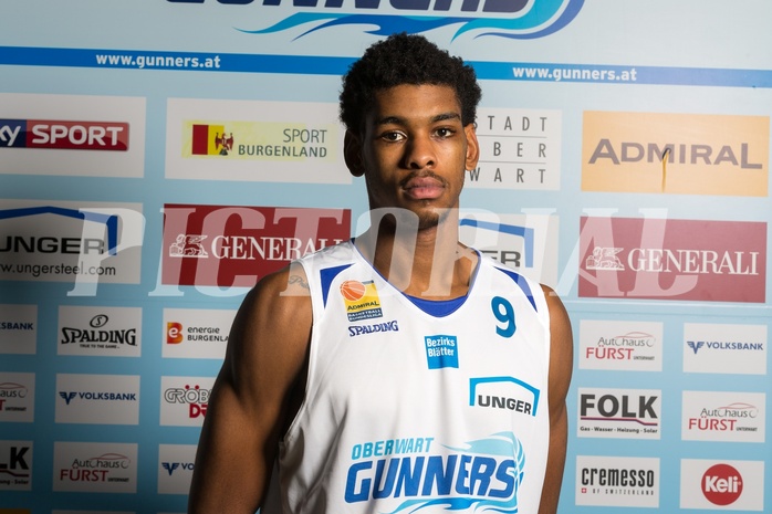 Basketball, ABL 2017/18, Teampictures, Oberwart Gunners, , Gregg Denzel (9)