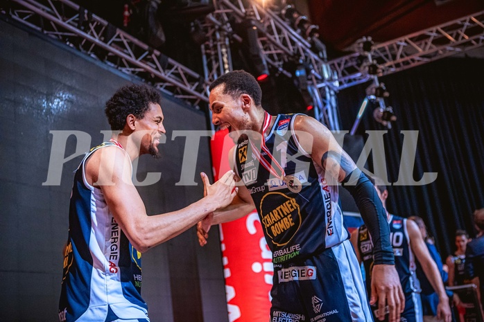 Basketball, Win2Day Superliga 2022/23, Playoff, Finale Spiel 4, BC Vienna, Gmunden Swans, 