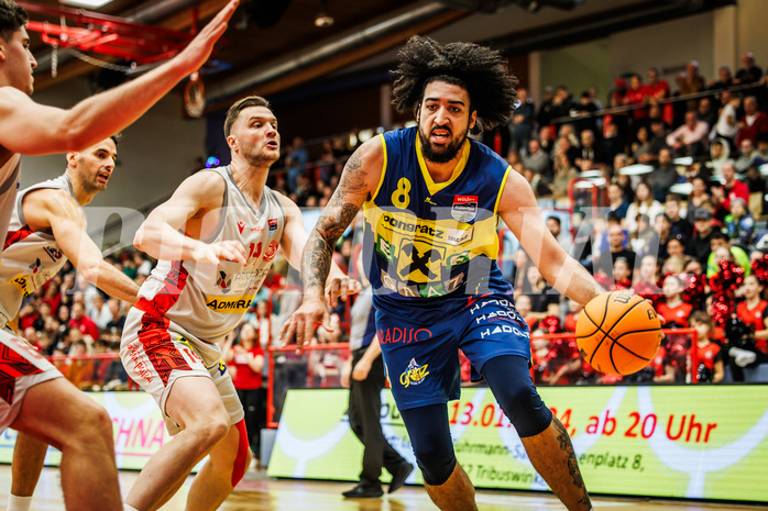 Basketball, Basketball Austria Cup 2023/24, Semifinale, Traiskirchen Lions, UBSC Graz, Avery Diggs (8)