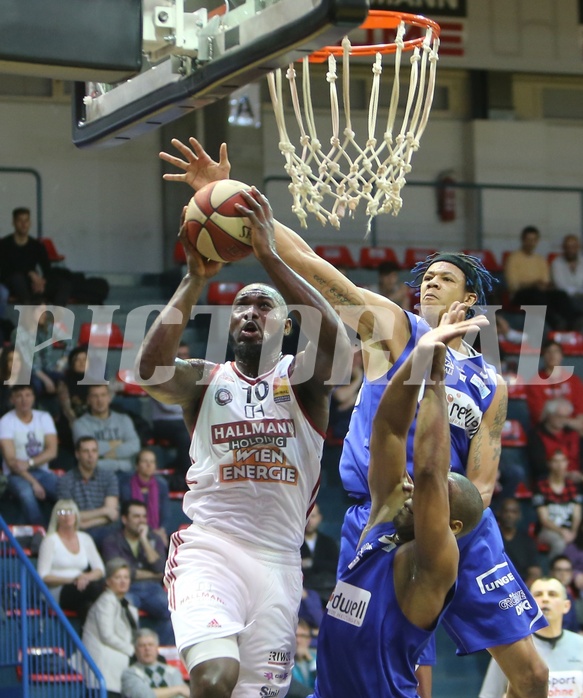 Basketball ABL 2015/16 Grunddurchgang 34.Runde BC Vienna vs. Oberwart Gunners


