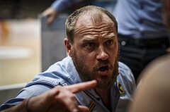 Basketball, ABL 2018/19, Playoff HF Spiel 2, Oberwart Gunners, Gmunden Swans, Bernd Wimmer (Head Coach)