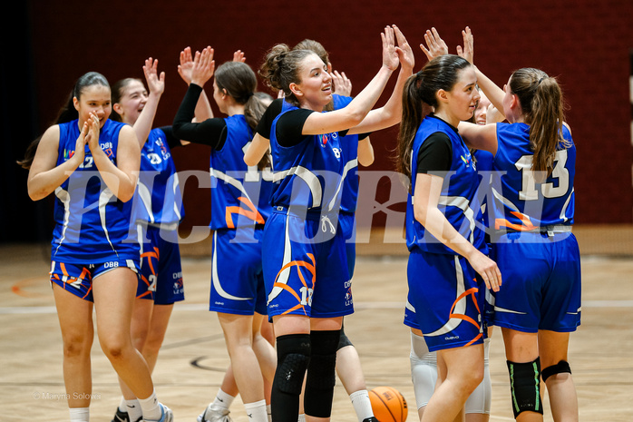 01.03.2025 Österreichischer Basketballverband 2024/25, SLWU19 Vienna United vs. DBB Basketgirls Wels