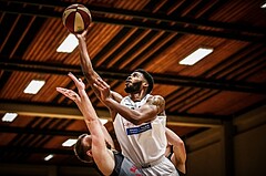 Basketball, 2.Bundesliga, Playoff VF Spiel 2, Mattersburg Rocks, Villach Raiders, Arnold FRIPP (55)
