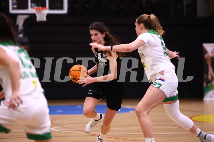 02.03.2024, Graz, Raiffeisen Sportpark, Basketball Damen Superliga 2023/24, Grunddurchgang 14.Runde, UBI Holding Graz - Basket Flames Women ,  