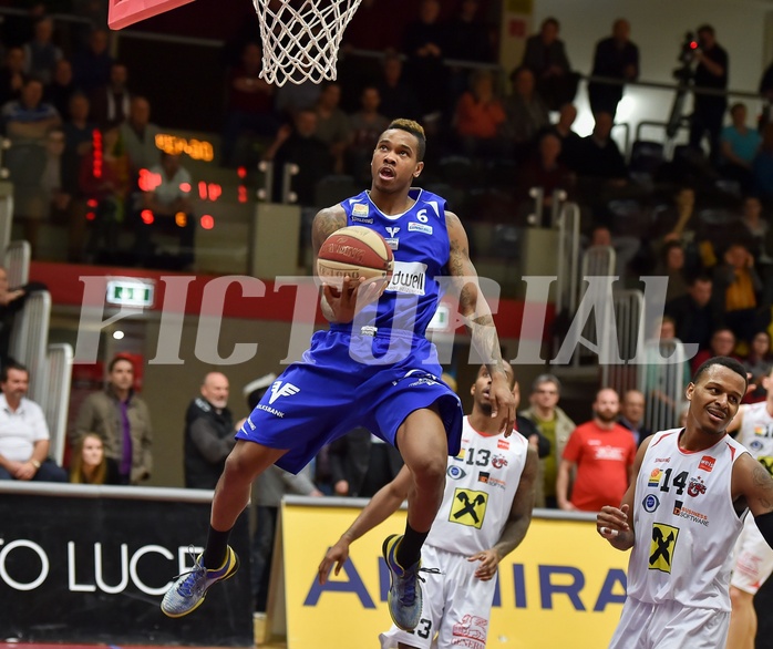 Basketball ABL 2015/16 Grunddurchgang 25. Runde WBC Wels vs Gunners Oberwart