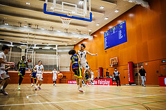 Basketball, Basketball Zweite Liga 2024/25, Grunddurchgang 17.Runde, Vienna Timberwolves, Future Team Steiermark, Phillip Bliem (12), Armin Karian (7)