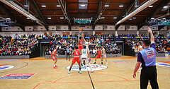 Basketball Superliga 2023/24, Grunddurchgang 22.Runde Klosterneuburg Dukes vs. Traiskirchen Lions