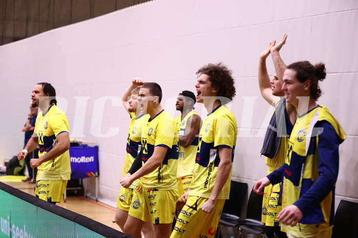 21.03.2025, Graz, Raiffeisen Sportpark Graz, Basketball Superliga 2024/25, 5. Platzierungsrunde, UBSC Graz - Oberwart Gunners