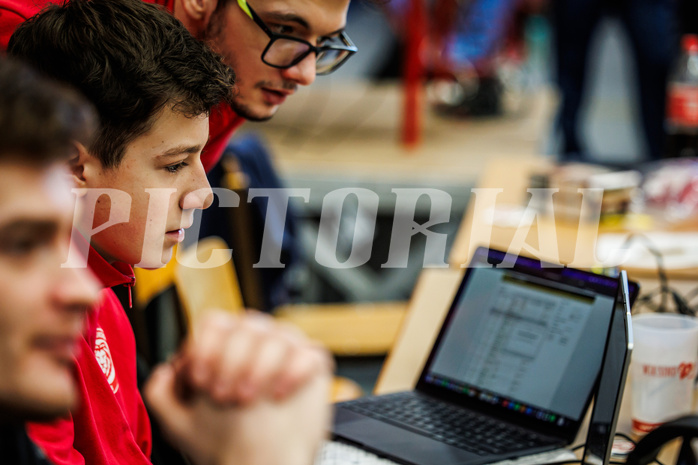Basketball, Basketball Austria CUP 2023/24, Finale, Traiskirchen Lions, Flyers Wels, #schreibertisch