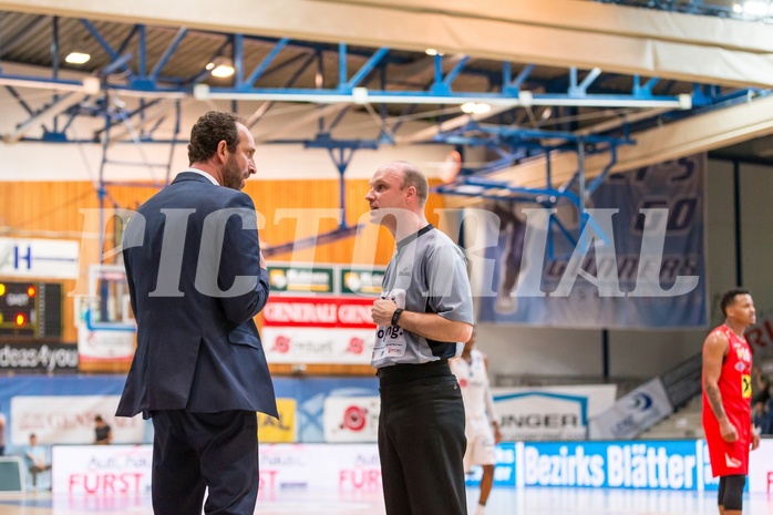 Basketball, ABL 2016/17, Playoff HF Spiel 2, Oberwart Gunners, WBC Wels, Chris Chougaz (Coach)