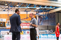 Basketball, ABL 2016/17, Playoff HF Spiel 2, Oberwart Gunners, WBC Wels, Chris Chougaz (Coach)