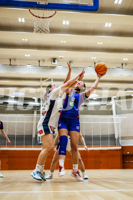 Basketball, Win2Day Basketball Damen Superliga 2024/25, Grunddurchgang 10.Runde, Vienna Timberwolves, UBSC DBBC Graz, Ajla Meskic (10)
