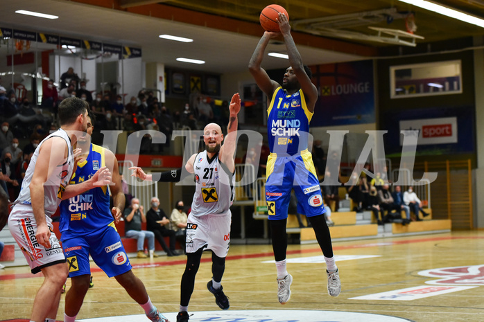 Basketball Superliga 2021/22, Grunddurchgang 16. Runde Flyers Wels vs. SKN St. Pölten