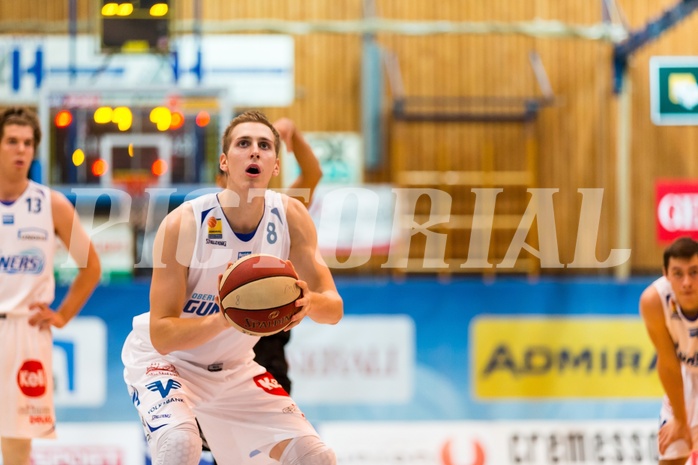 Basketball, ABL 2017/18, Grunddurchgang 3.Runde, Oberwart Gunners, Flyers Wels, Georg Gentner (8)