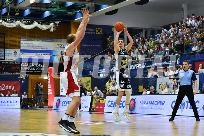 Win2Day Basketball Superliga 2022/23, Playoff,
Finale Spiel 1, Swans Gmunden vs BC Vienna,
