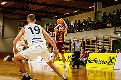 Basketball, Basketball Zweite Liga 2024/25, Grunddurchgang 6.Runde, Mattersburg Rocks, Traiskirchen Lions, Jamie Feiel (11)