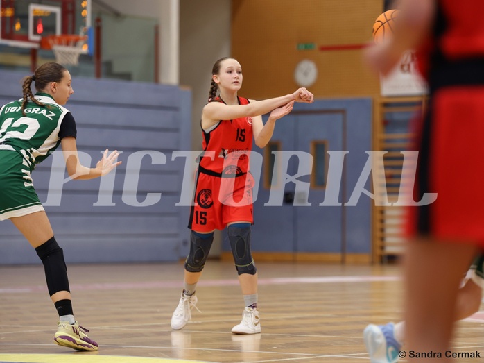 Basketball Superliga 2024/25, SLWU14 Traiskirchen Lionesses vs. UBI Graz


