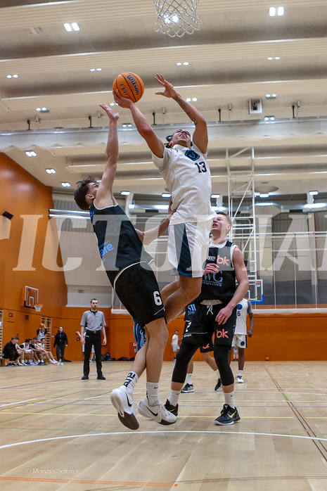 26.01.2025 Österreichischer Basketballverband 2024/25, SLMU19, Vienna Timberwolves vs. Basket Dukes