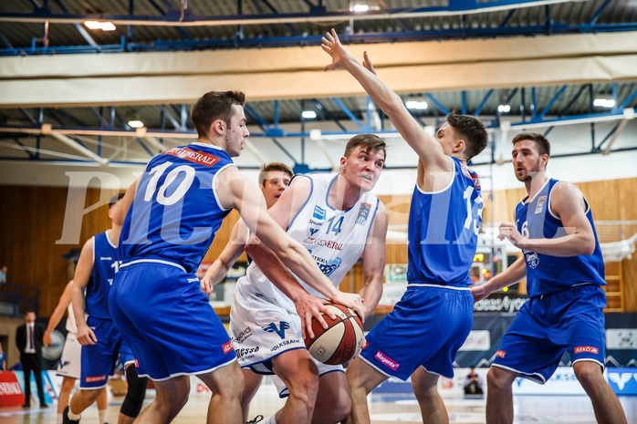 Basketball, Admiral Basketball Superliga 2019/20, Grunddurchgang 13.Runde, Oberwart Gunners, Vienna D.C. Timberwolves, Maximilian Schuecker (14)