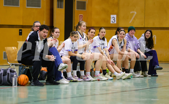 Basketball Damen Superliga 2023/24, Grunddurchgang 10.Runde Vienna United vs. Basket Flames