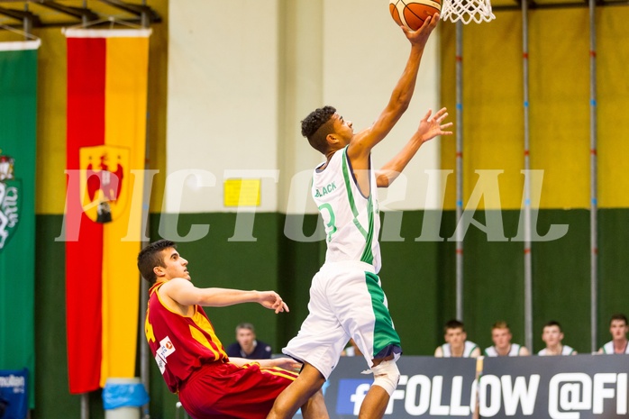 FIBA U18 European Championship Men 2015 DIV B Team Ireland vs Team Macedonia