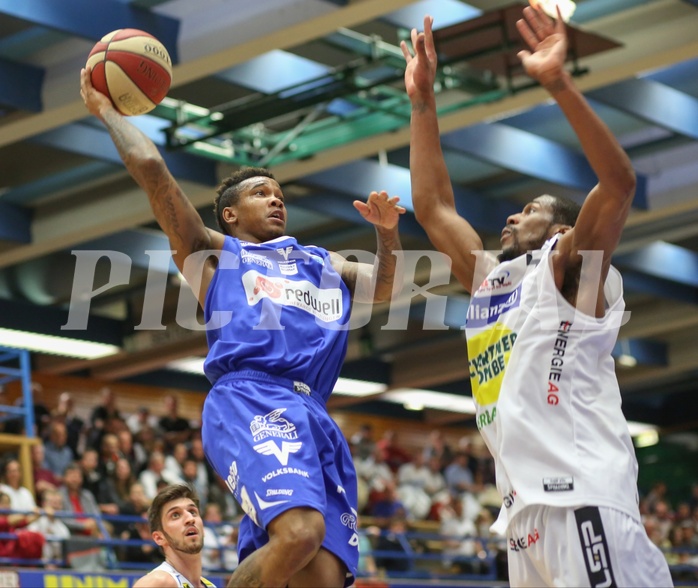 Basketball ABL 2015/16 Playoff Viertelfinale Spiel 3 Gmunden Swans vs. Oberwart Gunners