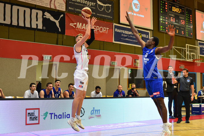 Basketball Superliga 2020/21, Grunddurchgang 3.Runde Flyers Wels vs. Vienna D.C Timberwolves

