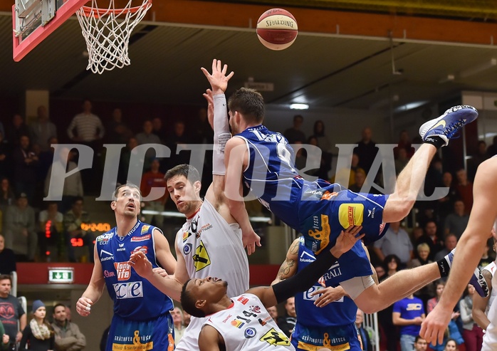 Basketball ABL 2015/16 Grunddurchgang 23.Runde WBC Wels vs Kapfenberg Bulls